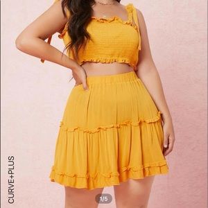 Cami Top and Ruffle Hem Skirt